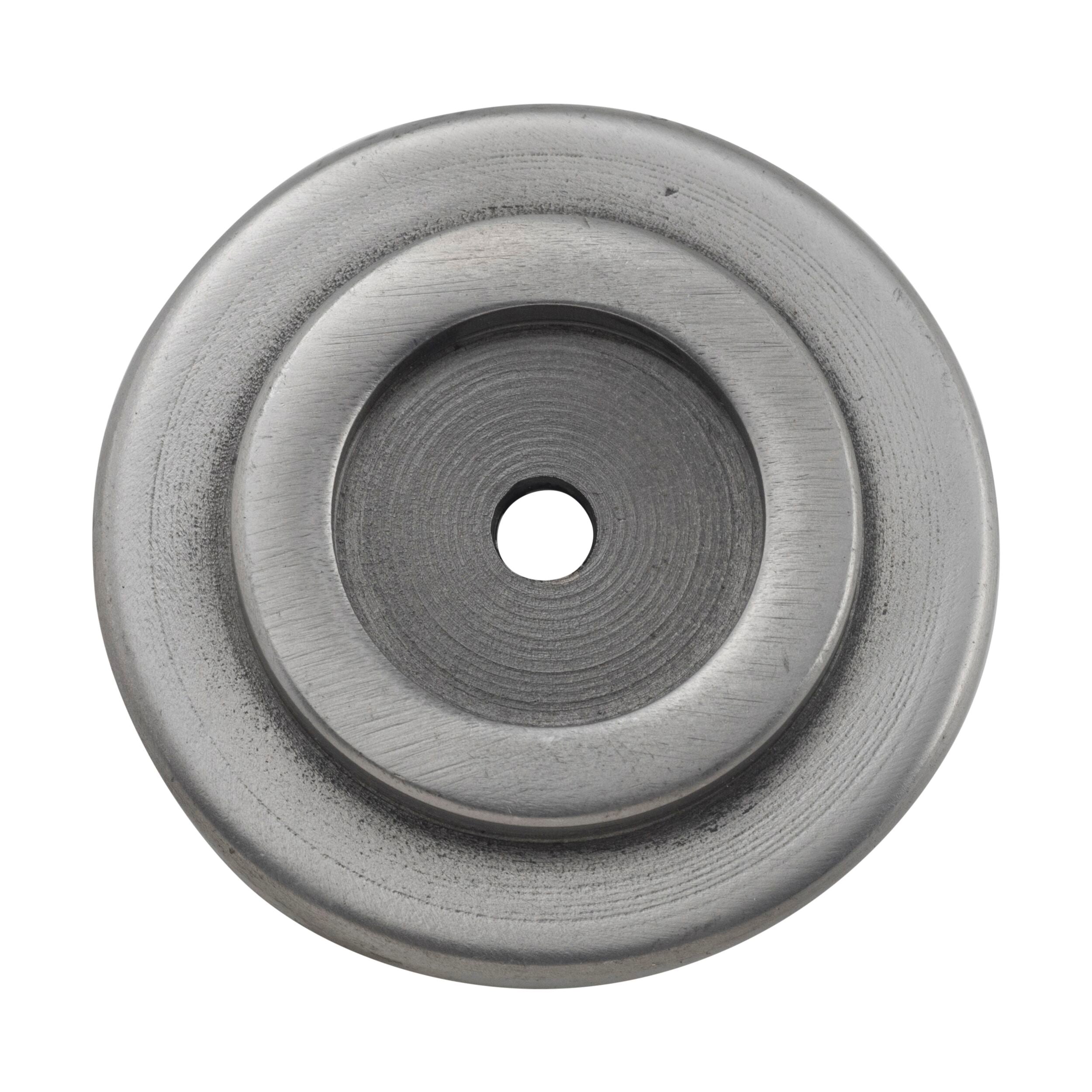 3088 Backplate For Domed Cupboard Knob Iron Polished Metal D25mm