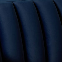 Stitch 3 Seater Velvet Sofa Indigo