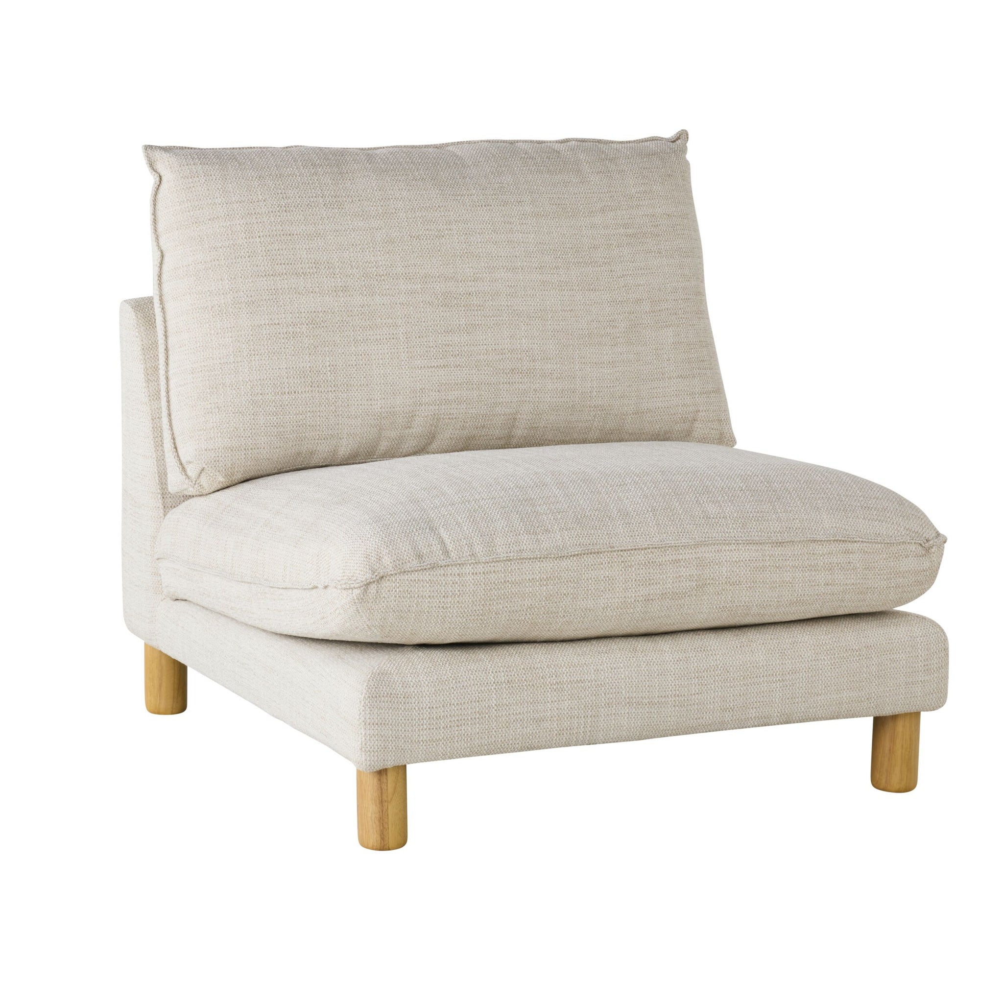 Whitehaven Armless Modular Chair Eden Natural