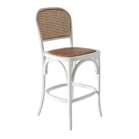 Bastion Bar Stool White