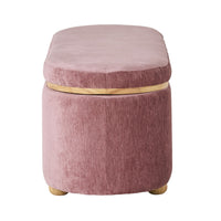 Sallie Storage Bench Cascade Blush