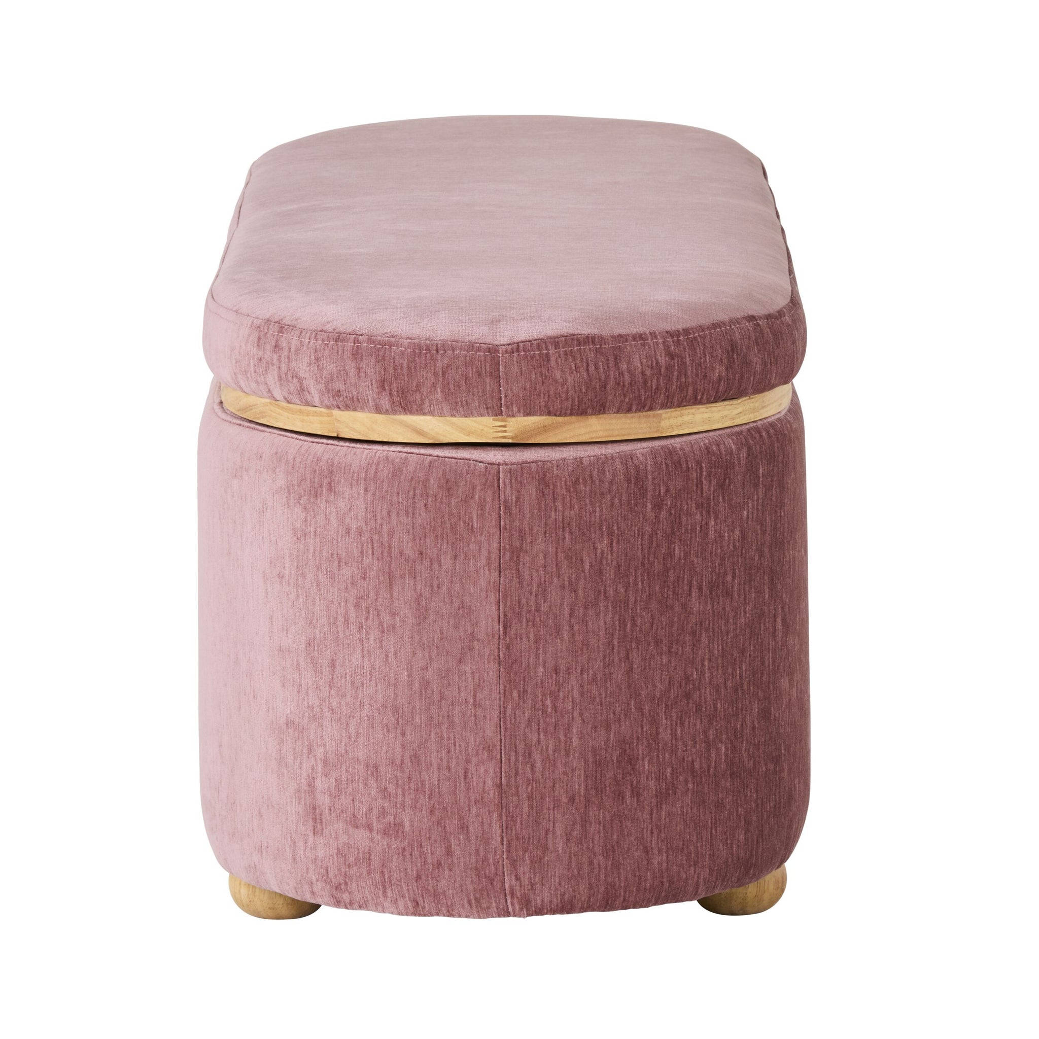 Sallie Storage Bench Cascade Blush