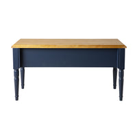 Clover 4 Drawer Desk Navy Blue