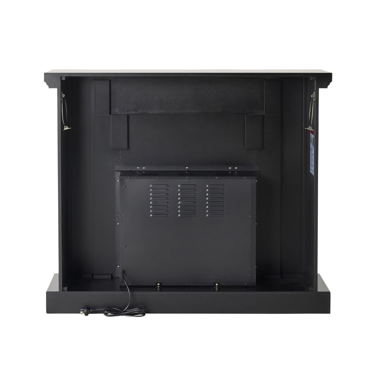 Islington Fireplace Black 120x33x101.5cm