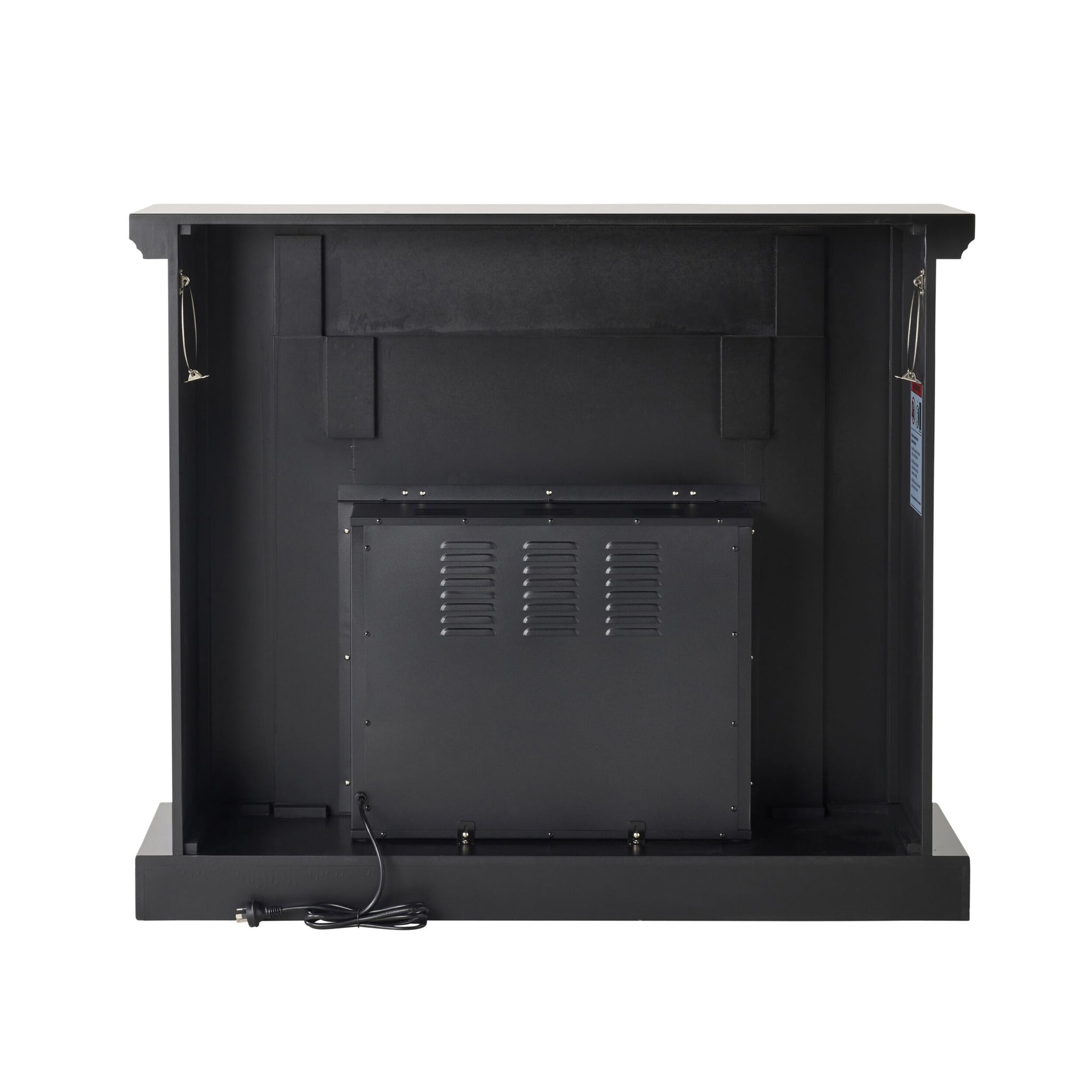 Islington Fireplace Black 120x33x101.5cm