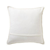 Hamptons French Linen Cushion Antique White 50x50cm