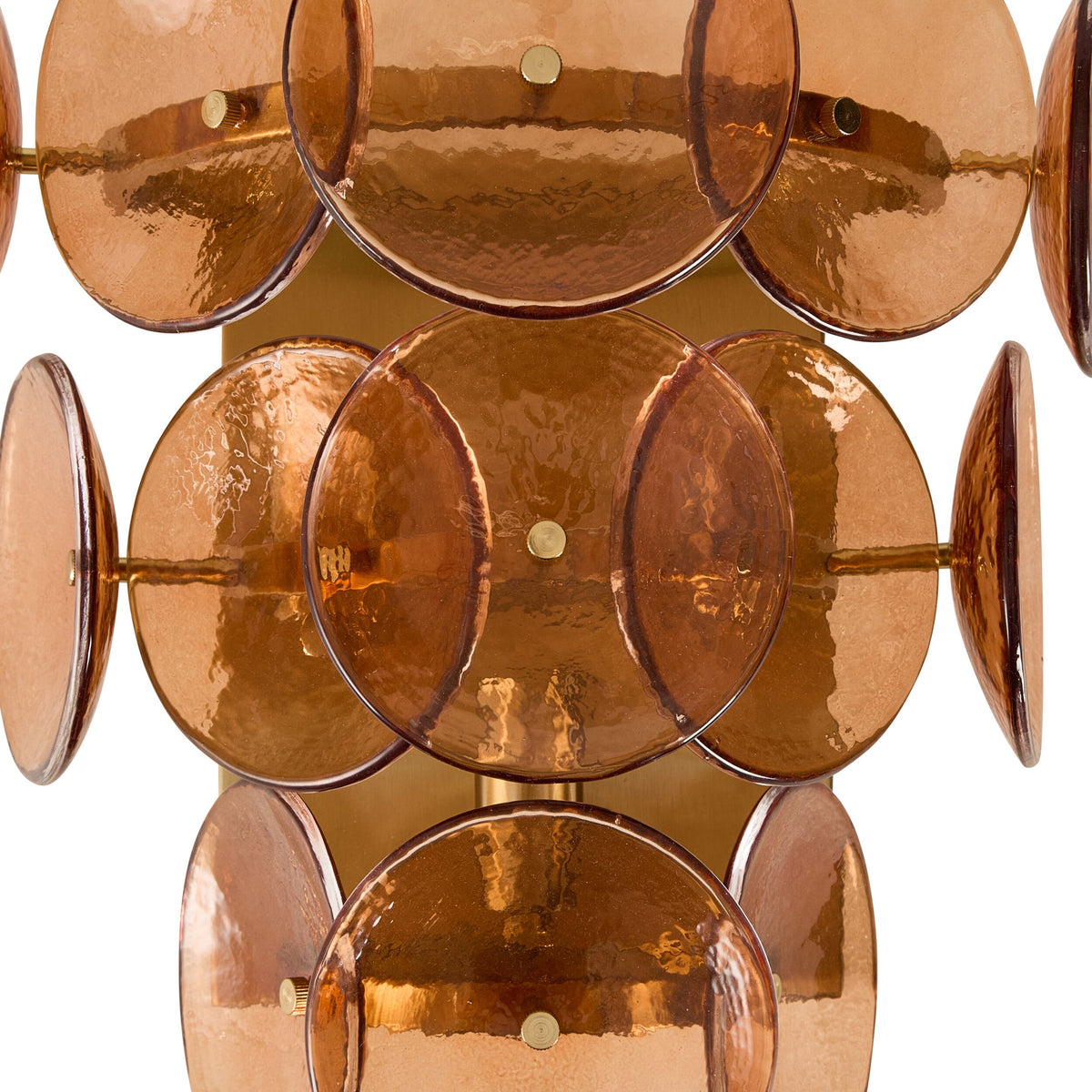 Sonny 3 Light Wall Light Amber 38x38cm