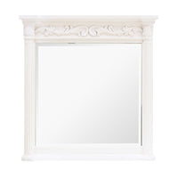 Rosette Vanity Mirror White 915mm