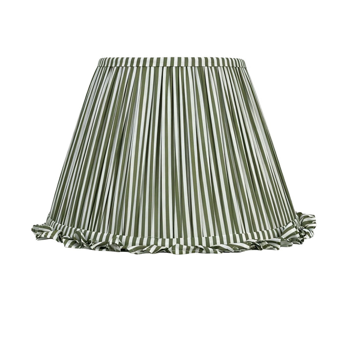Colette Pleated Tapered Shade Green 35cm