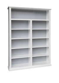 Armand Large Bookcase 210 x 150cm White