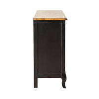 Provincial Oak Sideboard Black