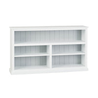 Armand Lowline Bookcase 90 x 155cm White