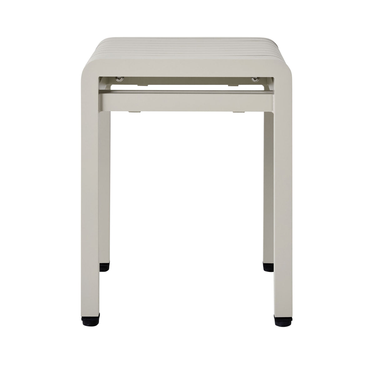 Tomi Alumnium Stool Stool Taupe