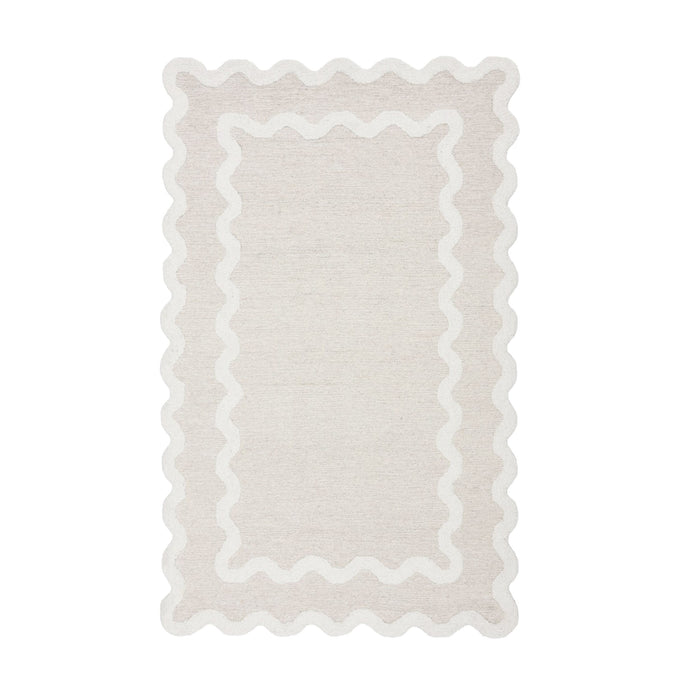 Bromby Scalloped Wool Rug 150x240cm