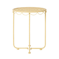 Bonnie Side Table 44cm Butter Yellow