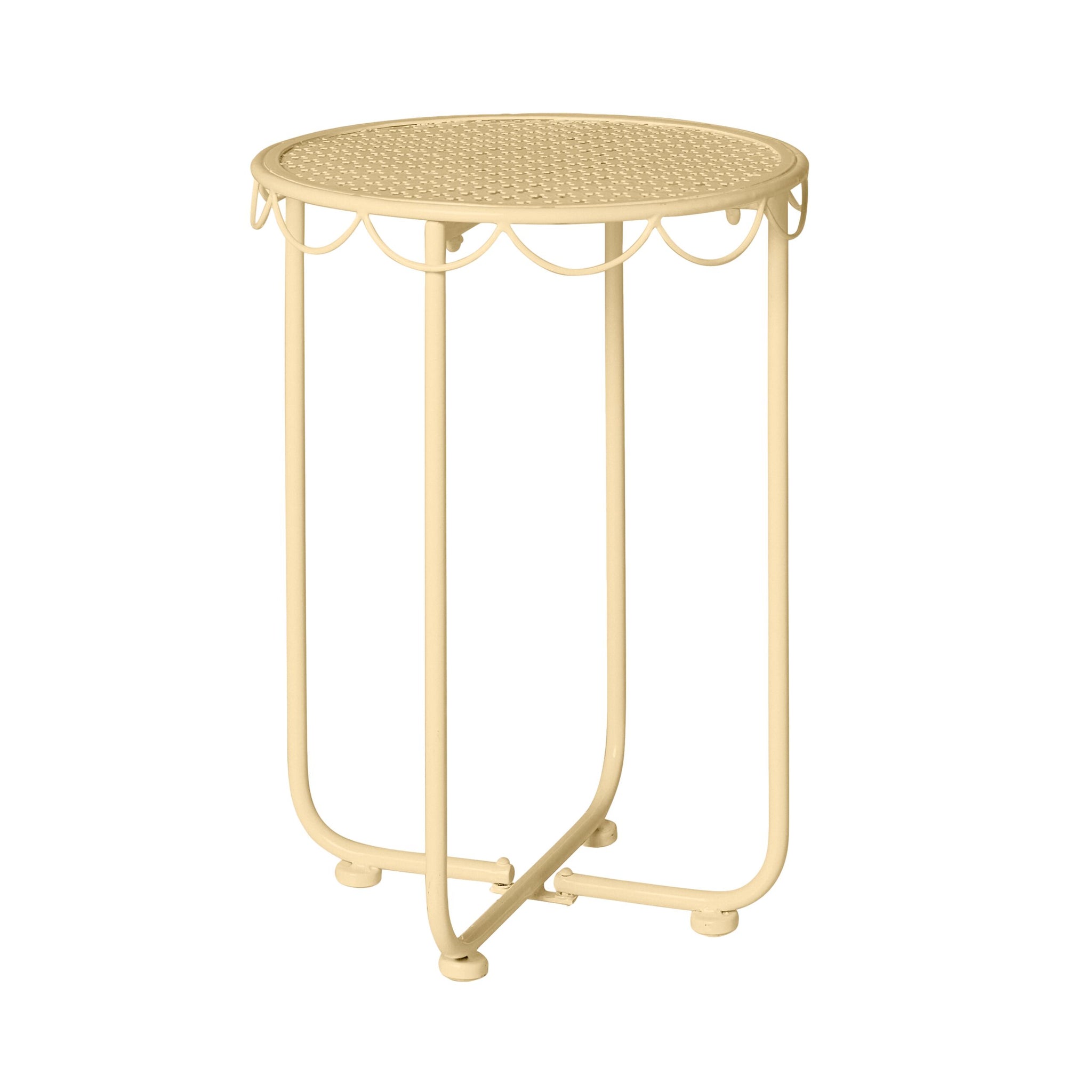 Bonnie Side Table 38cm Butter Yellow