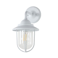 Devon 1 Light Exterior Wall Bracket White