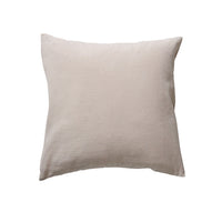 Stitch Honey Bee Embroidered Cushion Natural