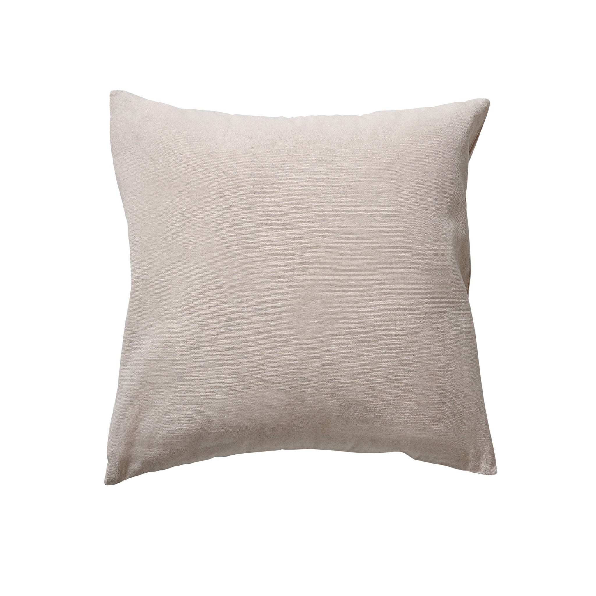 Stitch Honey Bee Embroidered Cushion Natural