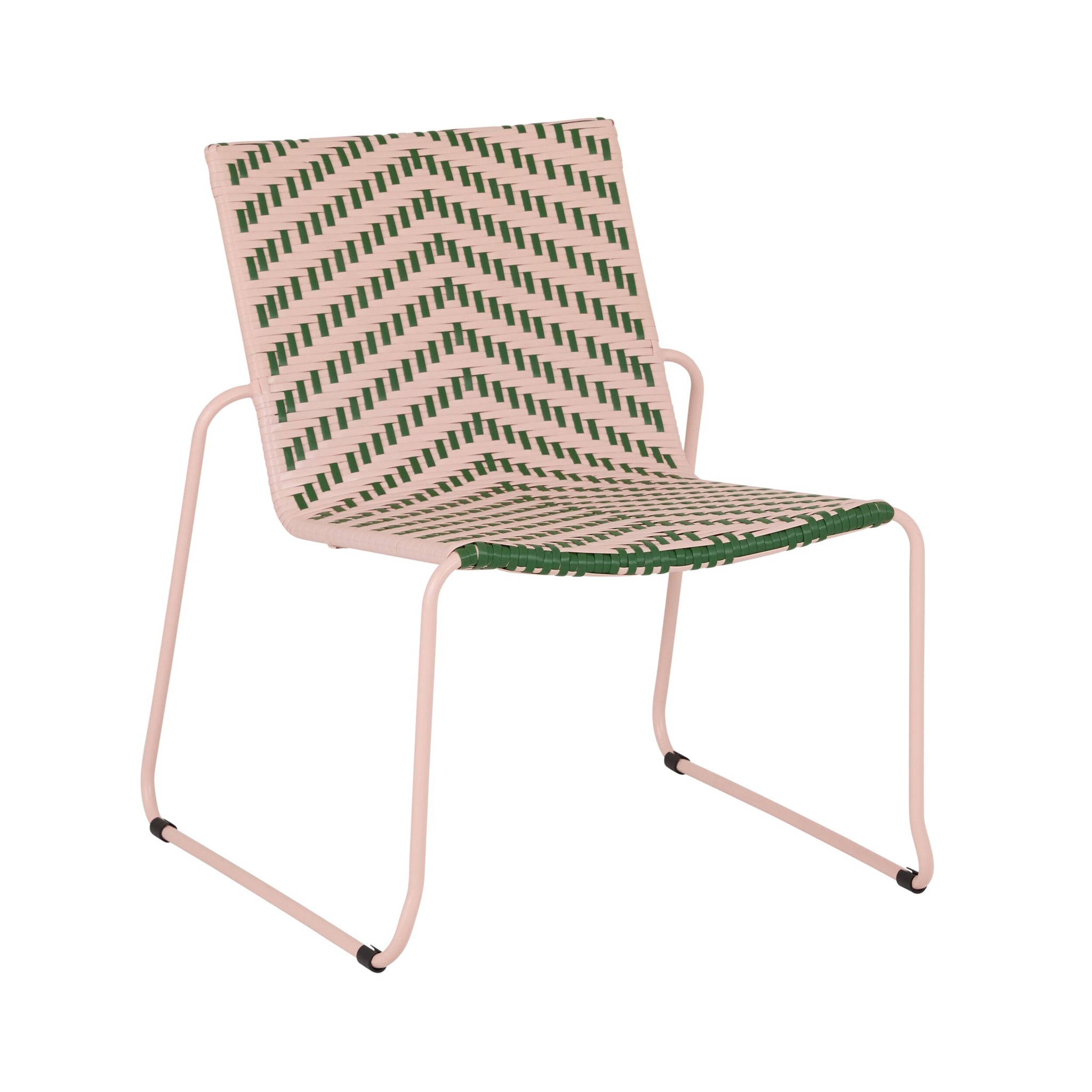 Maddie Occasional Chair Green/Pale Rose