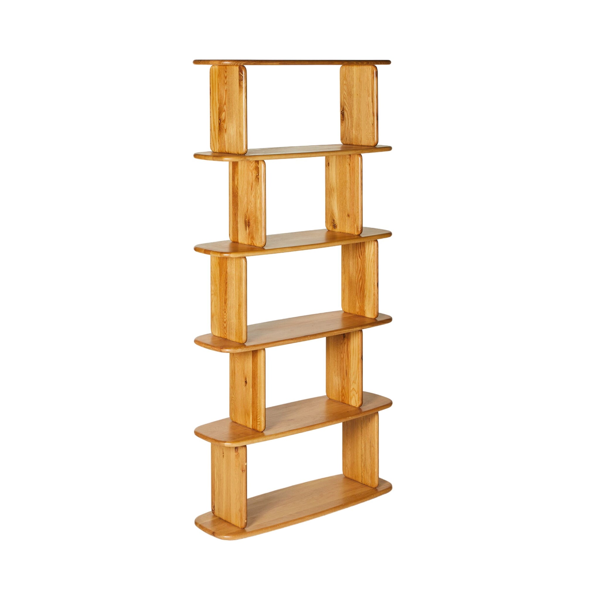 Jasper Solid Oak Tall Bookshelf