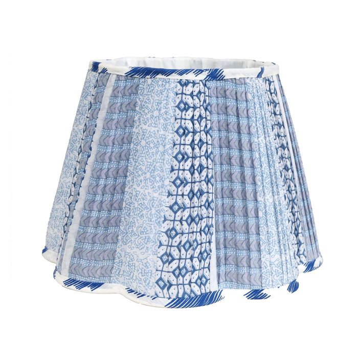 Loni Scallop Tapered Shade Denim Blue 36cm