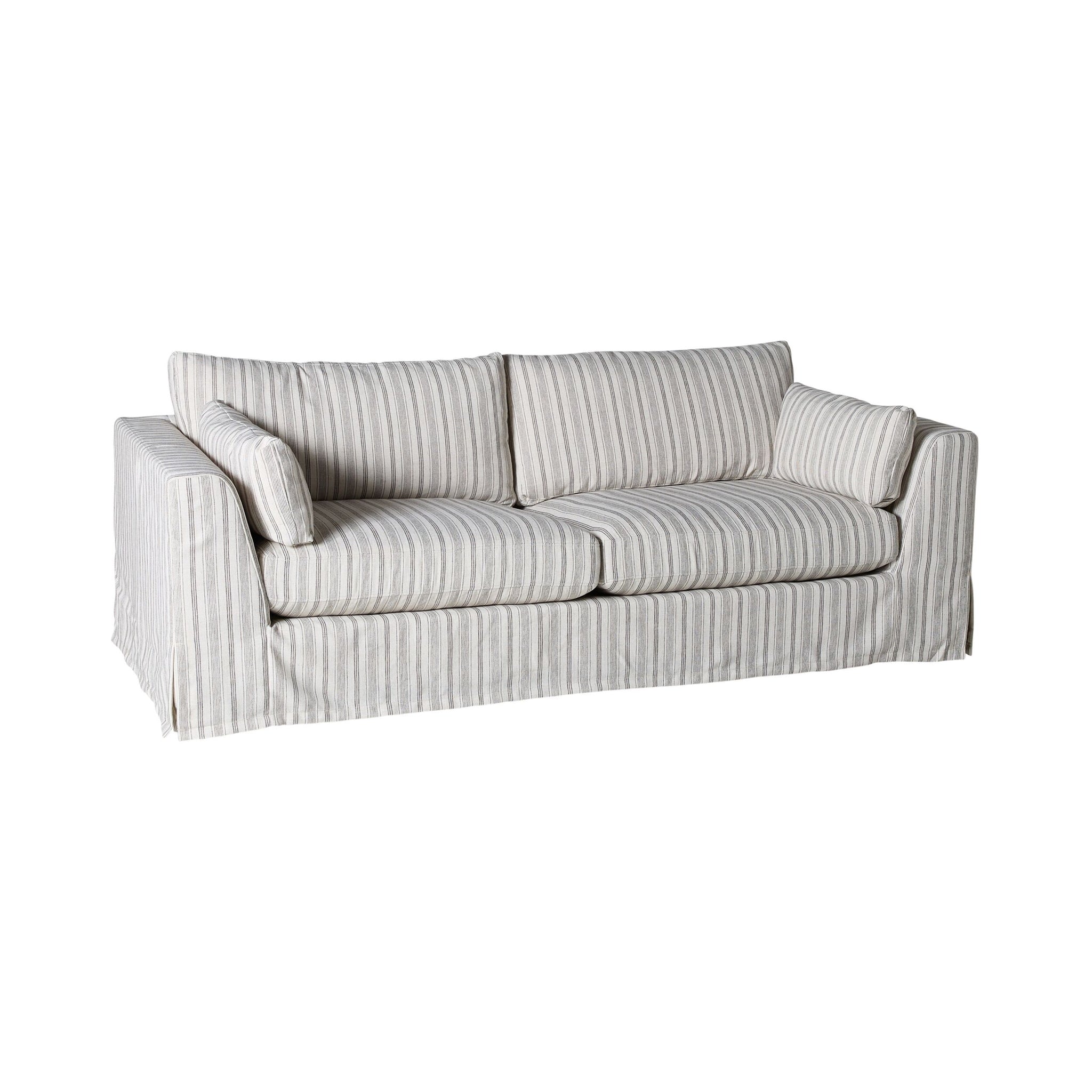 Manon 3 Seater Sofa Linen Stripe