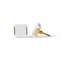 Ara Square Knob with Trim 4.5cm