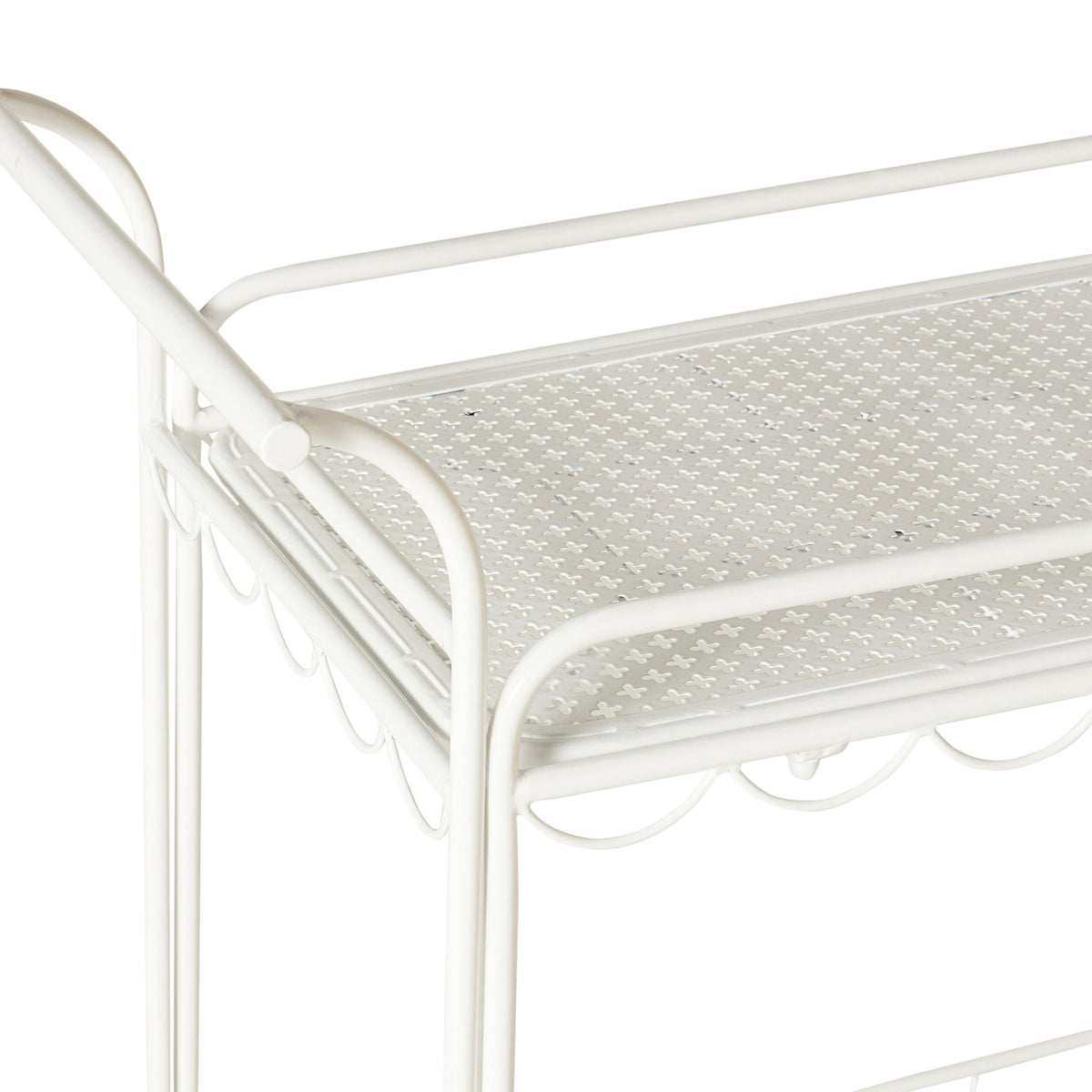 Bonnie Trolley White 87x57x55cm