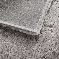Faux Rabbit Fur Rug Silver 150x240cm