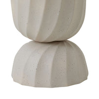 Twist Pedestal Planter White 50cm
