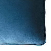 Lisette Ottoman Velvet Indigo Blue C-010