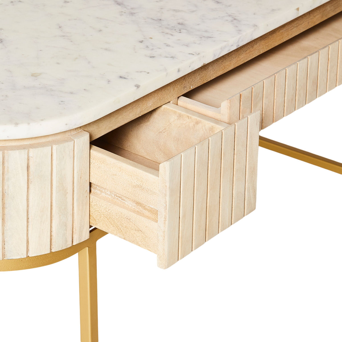Deva Large 3 Drawer Desk