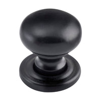 9562 Cupboard Knob Sheet Brass Matte Black D19xP19mm