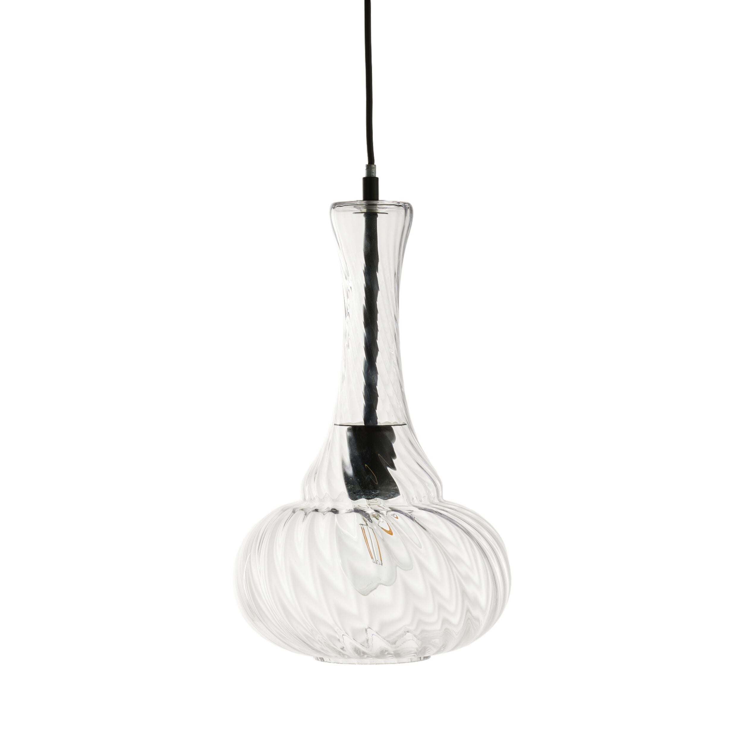 Denham Glass Pendant clear 84x23cm