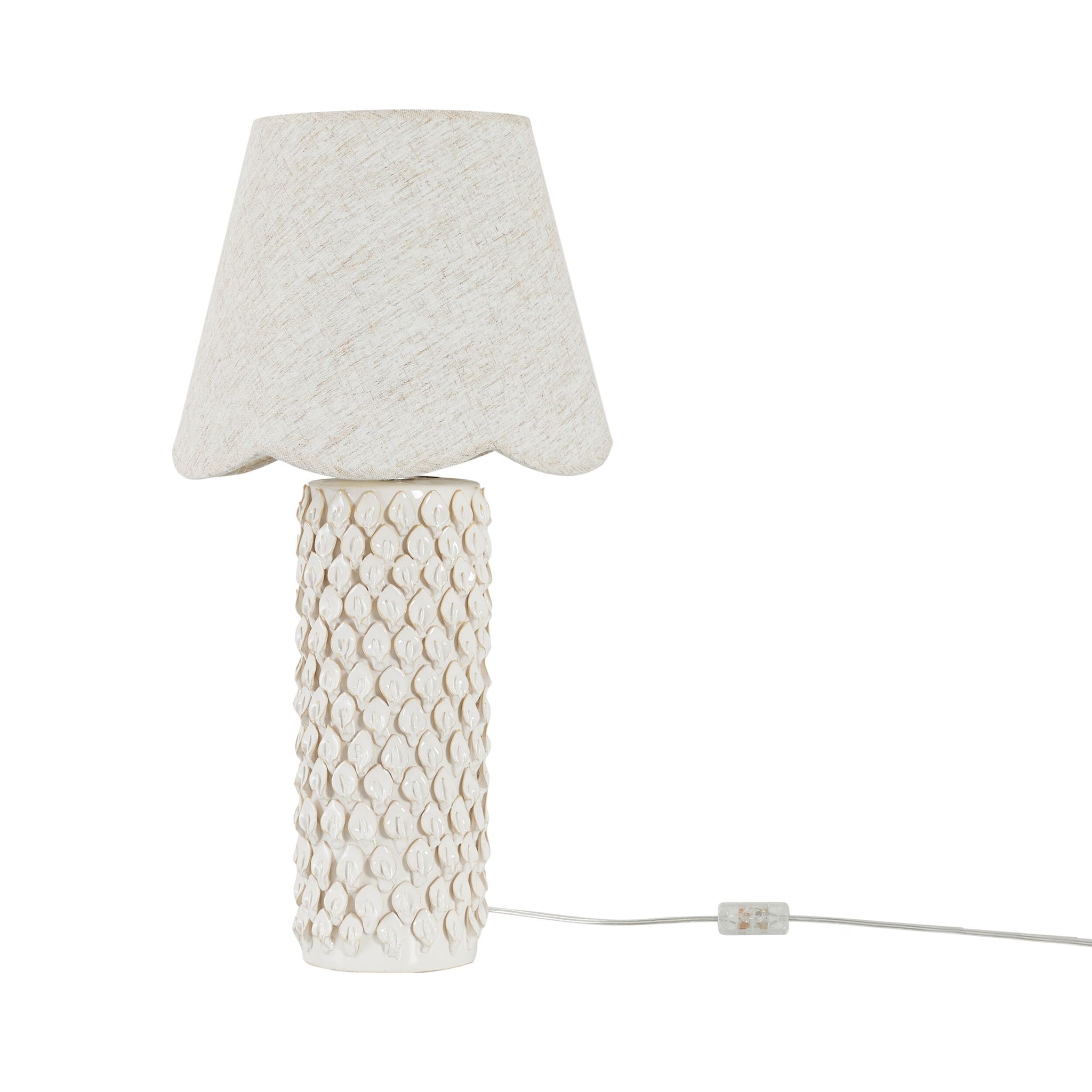 Driftleaf Table Lamp Ivory 71cm