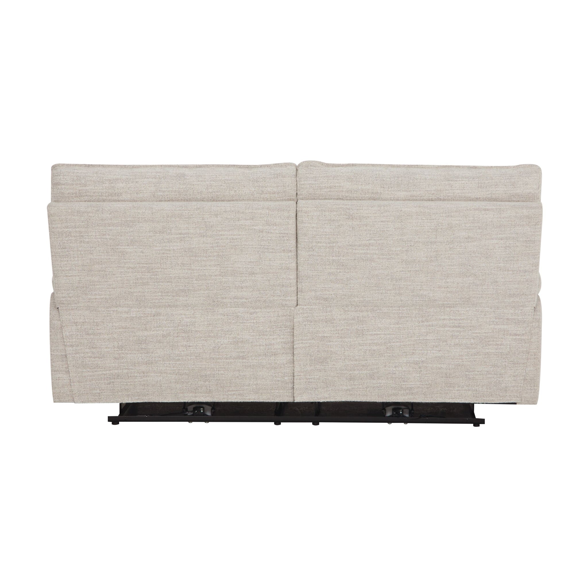 Dillon 3 Seater Recliner Natural Textured Slub