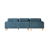 Finch 3 Seater LHS Chaise Haven Denim