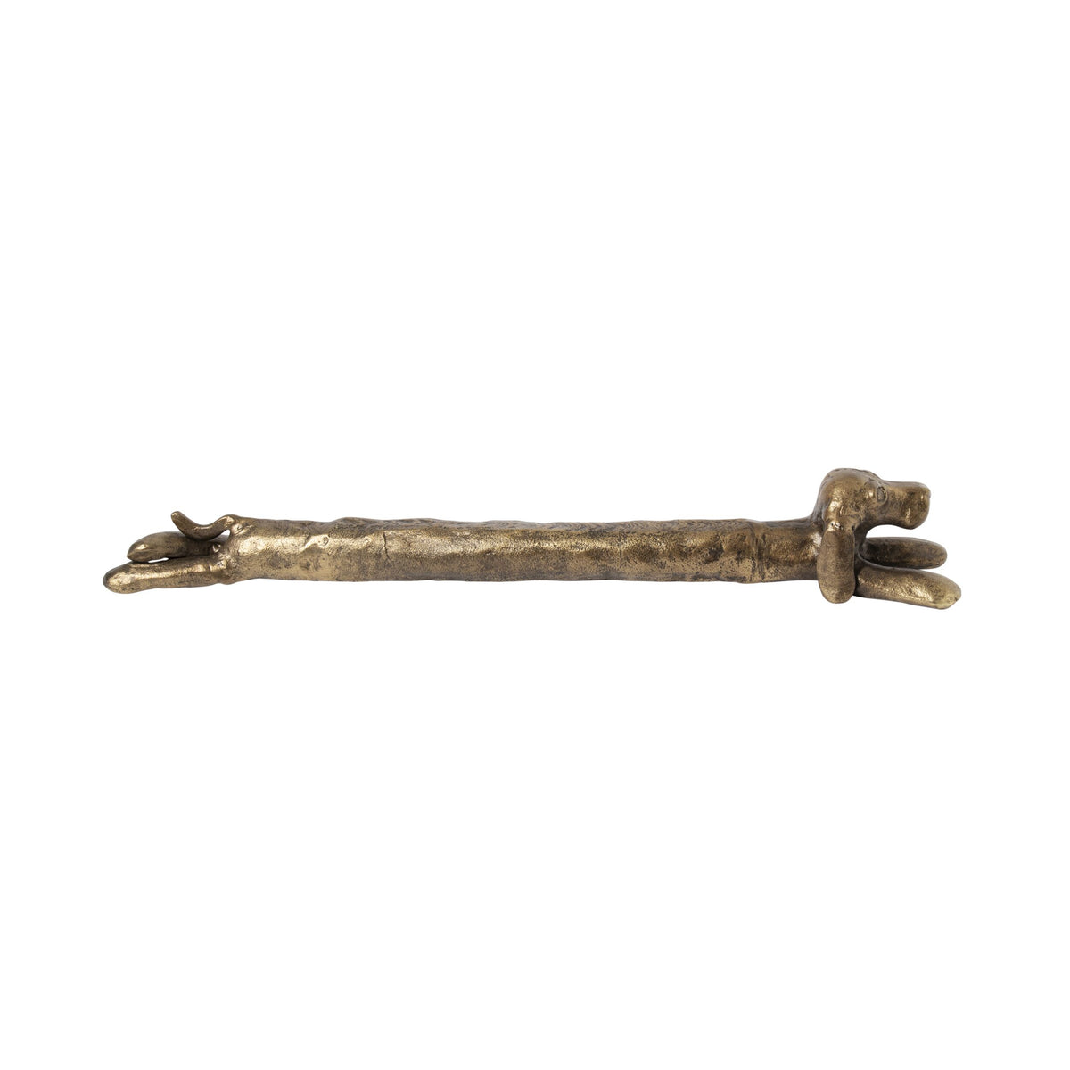 Atelier Animalia Long Dog Statue Brass
