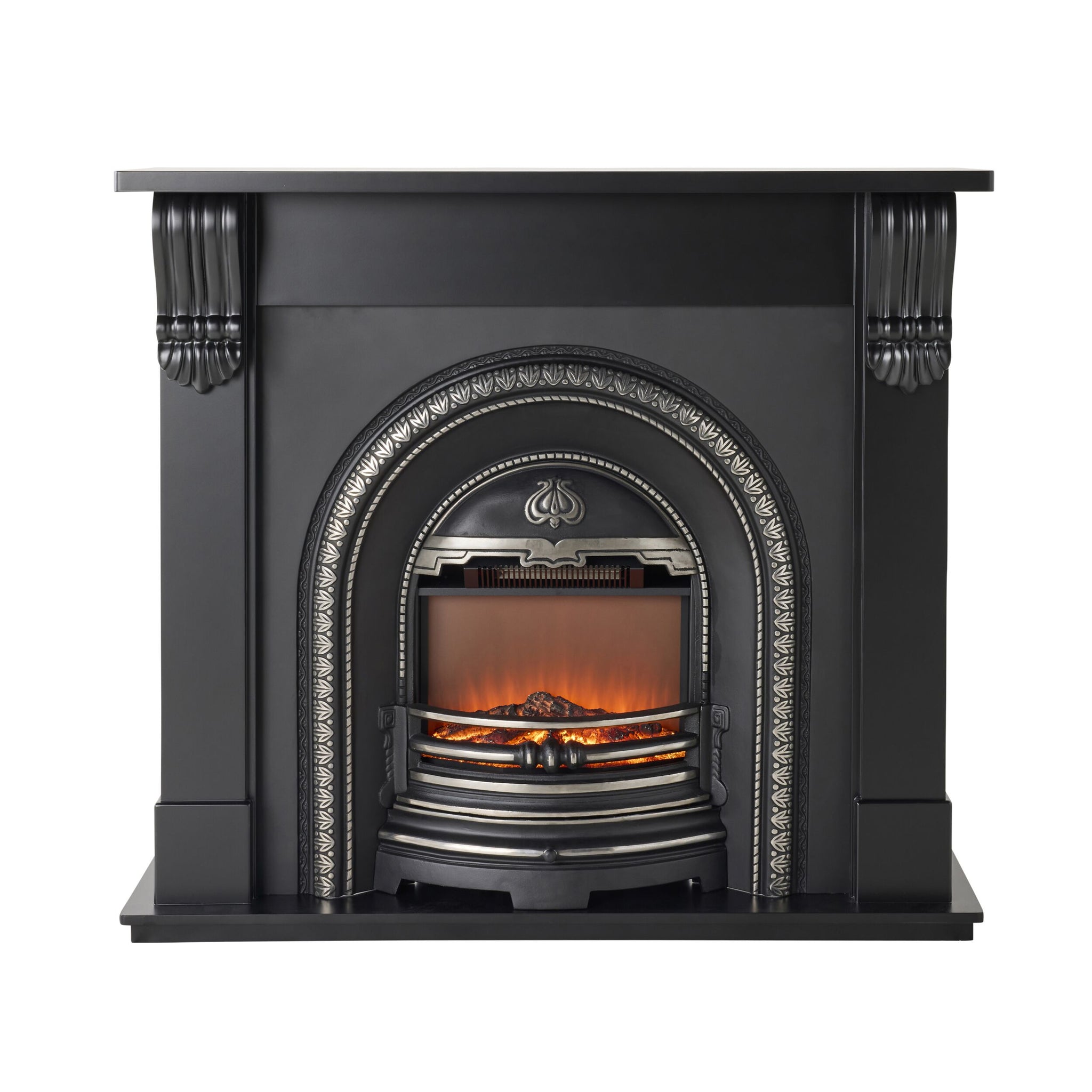 Belford Freestanding Mantel Black 126cm