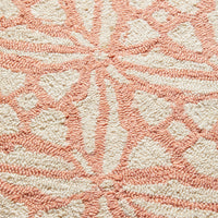 Casablanca Tile Hand Tufted Wool Blend Blush Runner 80x300cm