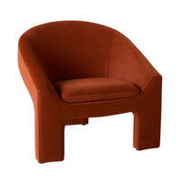 Luka Occasional Chair Velvet Copper