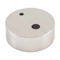 9852 Door Stop Spacer Oval Satin Nickel H15xD40mm