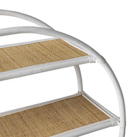 Juniper Rattan Round Shelving Unit